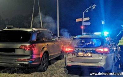 Kierowca Audi zatrzymany