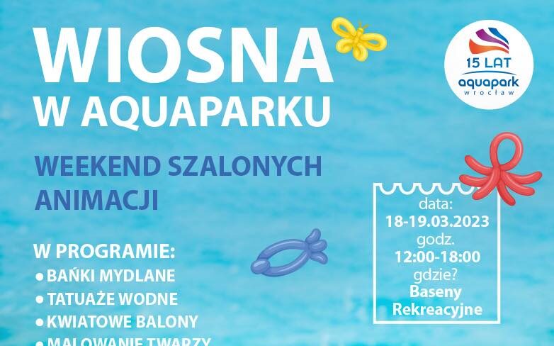 Weekend animacji we wrocławskim Aquaparku