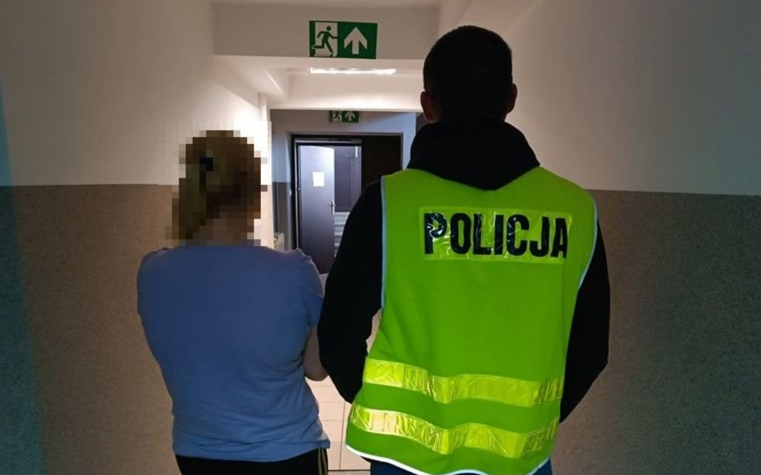 Milicz: Aresztowano kobietę, która napadła z nożem na seniora /fot. Policja Dolnośląska